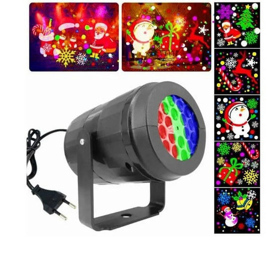 Outdoor Christmas Laser Snow Projector Lights, Waterproof with Rotation